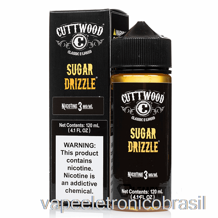 Vape Recarregável Garoa De Açúcar - Cuttwood E-liquid - 120ml 12mg